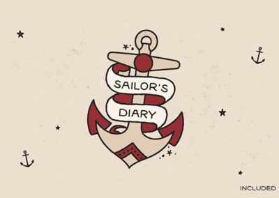 Sailors Diary Tattoo Style Font - Handpicked by Creative Market Staff